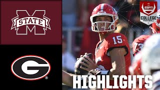 Mississippi State Bulldogs vs Georgia Bulldogs  Full Game Highlights  ESPN College Football [upl. by Alleira344]