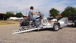 Aluma  MC10 Motorcycle Trailer [upl. by Pulcheria]