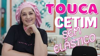 TOUCA DE CETIM SEM ELÁSTICO Toca de cetim para dormir  Touca anti frizz [upl. by Short868]