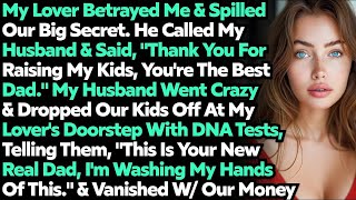 Husband Drop Off His Kids To Wifes AP After Made DNA Test amp Found Wifes Cheating Sad Audio [upl. by Kevina126]