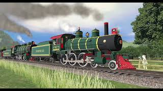 Trainz 2019 Tweetsie Double Header Leaving Town [upl. by Mali89]