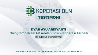 quotProgram SIPINTAR adalah Solusi Koperasi Terbaik Di Masa Pandemiquot TESTIMONI Dyah Ayu Ardiyanti [upl. by Einamrej]