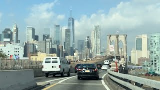 Driving New York City to New Haven Connecticut  Lens FDR Drive Merrit Pkwy Fall Foliage [upl. by Ardnuasak]