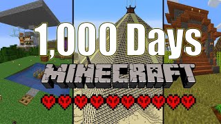 I Survived 1000 Days in Hardcore Minecraft  World Tour [upl. by Arissa743]