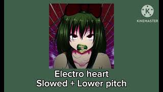 Electro heartMASA Works Desgin  Slowed  lower pitch [upl. by Ratna]