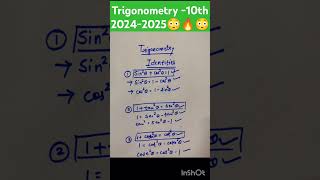 Class10th Trigonometry Maths Chapter 8 20242025🔥😳shorts ytshorts akankshaonlineclasses [upl. by Aicxela]