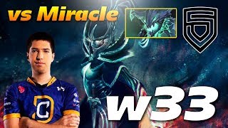 w33 PA vs Miracle OD  Dota 2 Pro MMR Gameplay [upl. by Coyle]