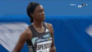 Levern Spencer 196  Paris DIAMOND LEAGUE 2016 High jump women [upl. by Yelrihs450]