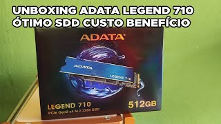 Unboxing Adata Legend 710 de 512GB [upl. by Torrin]