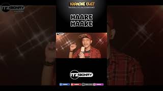 Haare Haare Karaoke Duet India smule coversong parodilaguindia karaoke karaokeindia shorts [upl. by Aerdnat]