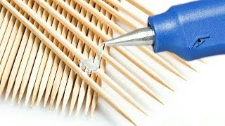 5 DIY Increibles Manualidades con Palillos para Decorar [upl. by Nonnad634]