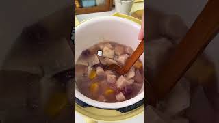 Who wants to drink taro sago syrup made by me Rice cooker food Lazy food [upl. by Yelena]