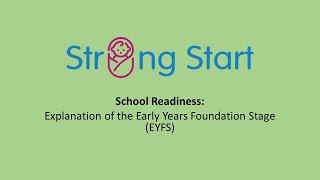 School Readiness Explanation of the EYFS curriculum [upl. by Maryn]