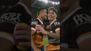 Dont know what to make nrlreecewalsh brisbanebroncos [upl. by Ahsenal]