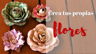 Crea tus flores con troqueladoras y herramienta de embossing [upl. by Nnovahs]