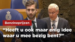 Benzine zo duur door geopolitiek spierballengedrag Rutte  Jansen FVD over de olieboycot [upl. by Malamut827]