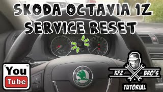 Skoda Octavia 1z Service Anzeige zurücksetzen  Service Rückstellung  Reset Service [upl. by Walston]