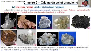 Chapitre 2 Partie 1 – Origine du sol et granulométrie Cours de mécanique des sols [upl. by Chandler597]