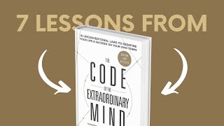 THE CODE OF THE EXTRAORDINARY MIND by Vishen Lakhiani Top 7 Lessons  Book Summary [upl. by Llemmart]