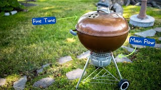 How to Adjust Your Weber Kettle Grill Temperatures [upl. by Izabel]