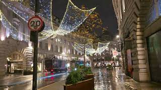 Regent Street Christmas lights [upl. by Mayes]