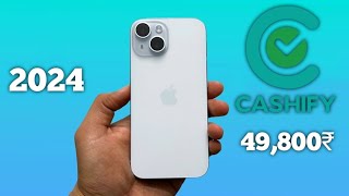 iPhone 15 Under 50k🔥 From Cashify  iPhone 15 Cashify Unboxing and Review Fair Condition iPhone 15 [upl. by Yelsew]