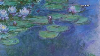 Claude Monet masterpiece from Water Lilies series sells at auction [upl. by Lingwood966]