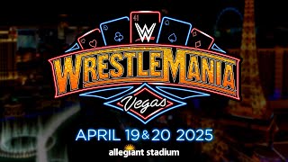 WrestleMania 41 is heading to Las Vegas on April 19 amp 20 2025 [upl. by Ahsiki]