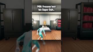 Frozone Lost His Super Suit 😭 shorts fortnite [upl. by Duarte]