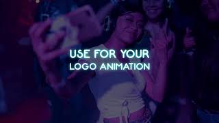 Neon Shape Elements Effects Free After Effects Templates [upl. by Lemor]