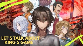 A Decent Anime  Lets Talk About Kings Game  IN HINDI [upl. by Chelsae]