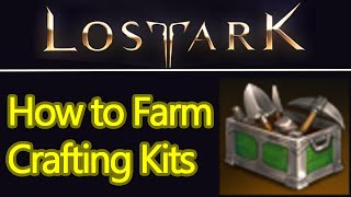 Lost Ark adept crafting kit locations guide apprentice crafting kit expert crafting kit how to get [upl. by Kurys]