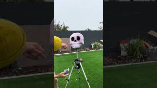 🪩 EPIC Skull Disco Ball DIY 💀🔥halloween2024 diy shorts halloweendecor [upl. by Nereids]