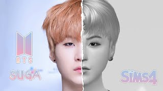 🍫 BTS Suga 🍫 ¦ The Sims 4 CAS full cc list [upl. by Intyre]