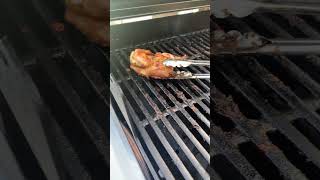 quotPerfectlyquot Grilled Cornish Hen Halves grilledchicken cornishhens grilling asmr shorts [upl. by Charline229]