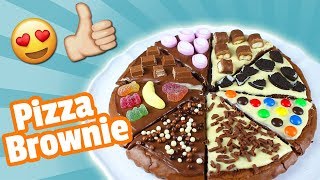 Especial Dia Das Crianças  Como Fazer Pizza de Brownie Super Fácil  Cakepedia [upl. by Ilenna930]