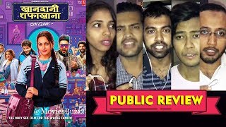 Khandaani Shafakhana PUBLIC REVIEW  Media Show  Sonakshi Sinha Badshah [upl. by Ojyram]