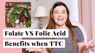 Benefits of Folate when Conceiving and Getting Pregnant 101 Folic Acid vs Folate 2021 [upl. by Lessirg928]