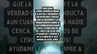 Oración Corta del día oracion dios alabanzas fé oración oraciónpoderosa oraciondelamañana [upl. by Ahearn]