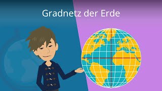 Gradnetz der Erde Koordinaten und mehr  Studyflix [upl. by Wilsey]