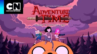 Las Intros de Hora de Aventura  Hora de Aventura  Cartoon Network [upl. by Vinia298]