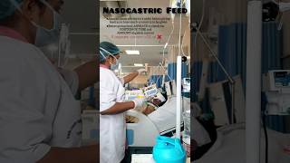 NGTUBE FEEDING shorts medical nursing health motivation ngtube patientcare aiims anm gnm [upl. by Noli]