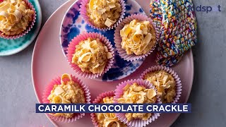 Caramilk chocolate crackle  Kids’ Party Food  Kidspot [upl. by Sitruc529]