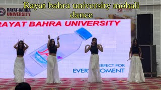 Girls Dance In Rayat Bahra University Mohali 😍  RBN Vlogger [upl. by Otho799]