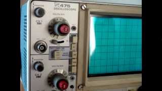 TEKTRONIX 475 SCOPE 200 Mhz 2Channel [upl. by Tessa]