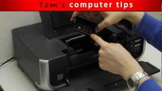 TCT  How to remove and clean Canon Printhead [upl. by Adnilak]