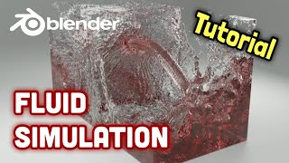 BLENDER TUTORIAL Creating Fluid Simulation With Two Emitters [upl. by Macintyre185]