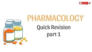 Pharmacology last minute revision part 1growmed fmge2024 [upl. by Kowal]