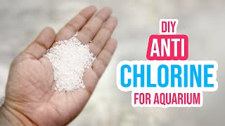 DIY Anti Chlorine How to Remove Chlorine from Tap Water for Aquarium [upl. by Sidwell224]