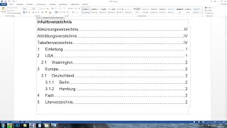 Word automatisches Inhaltsverzeichnis und Seitenzahlen erstellen  Komplettkurs Tutorial [upl. by Alihs]